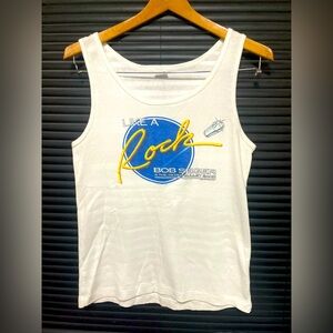 Vintage 1986 Bob Seger Like a Rock Concert Tour Tank Top T- shirt Tee Medium M